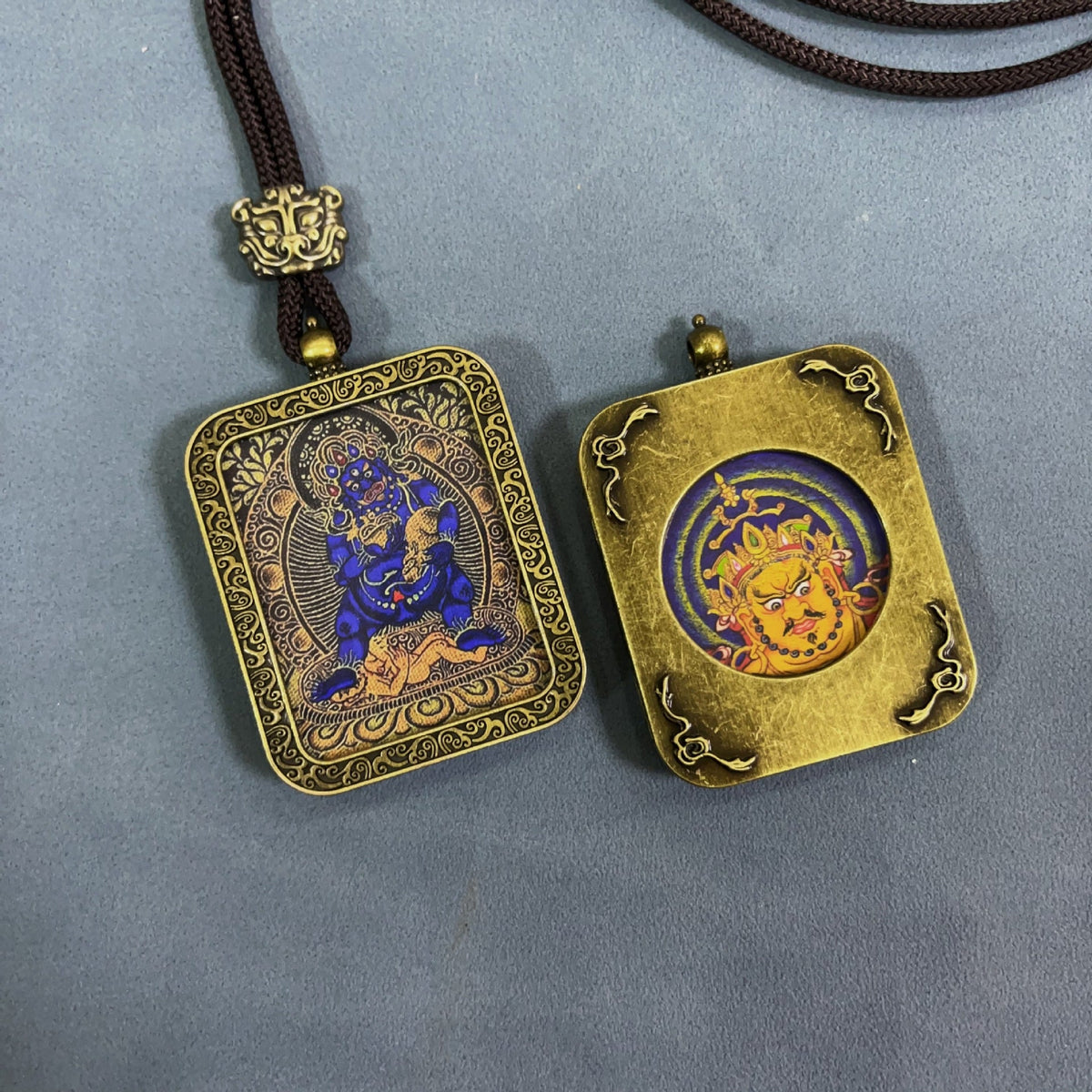 Double-sided Home Twee Zodiac Eight Patron Saints Scenic Pendants