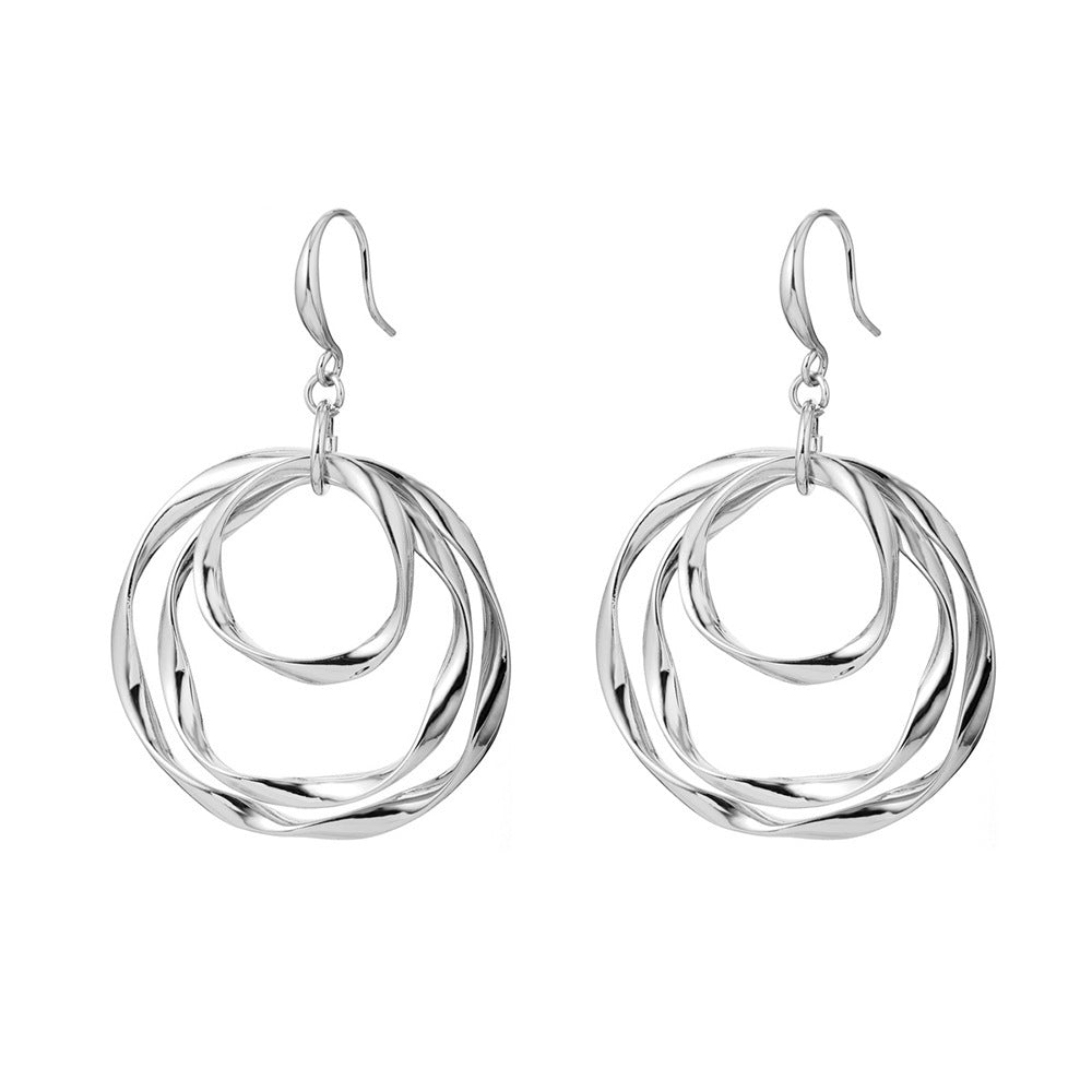 Personalized Geometric Creative Alloy Hollow Ear Jewelry Set