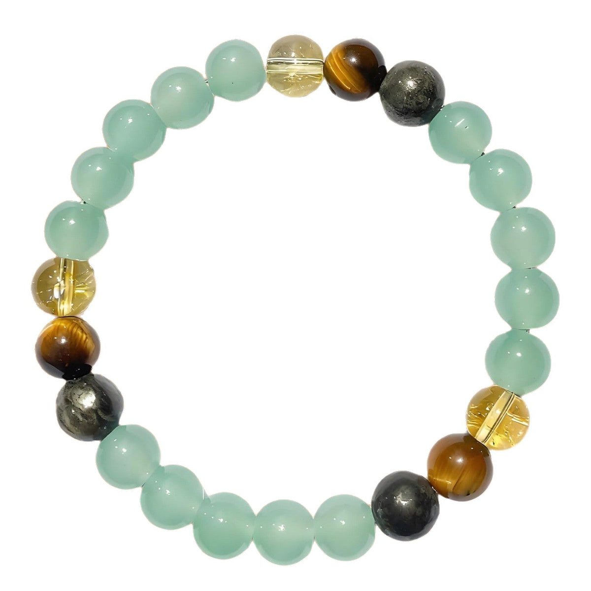 Women's & Men's Stone Elastic Fashion Individual Casual Chinese Style Bracelet