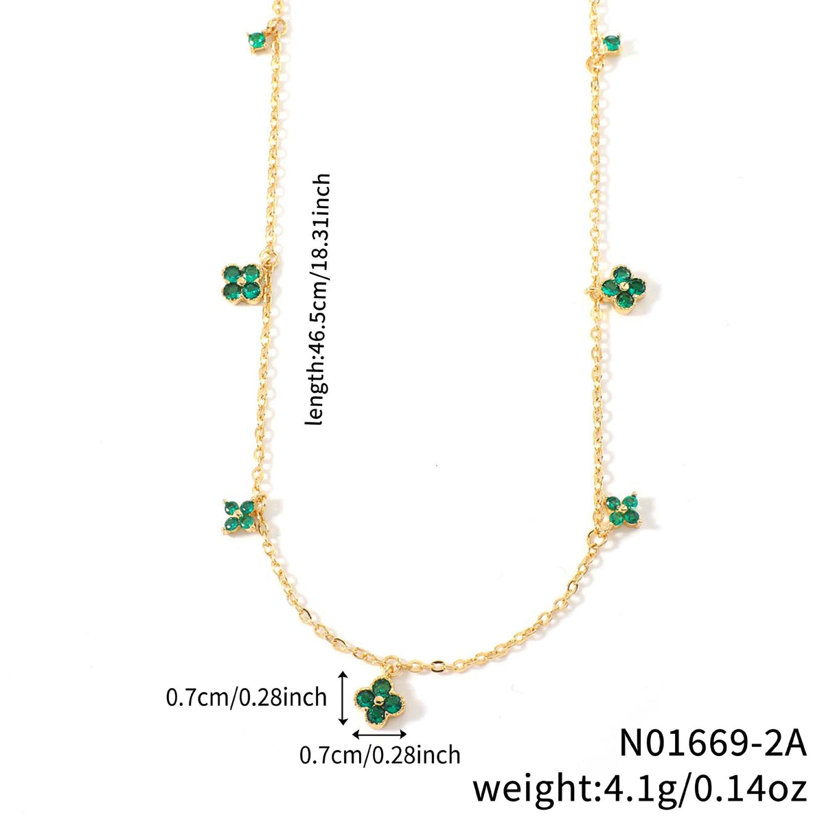 Flower-shaped Clavicle Chain Fashion Inlaid Zirconium Design Birthday Pendant