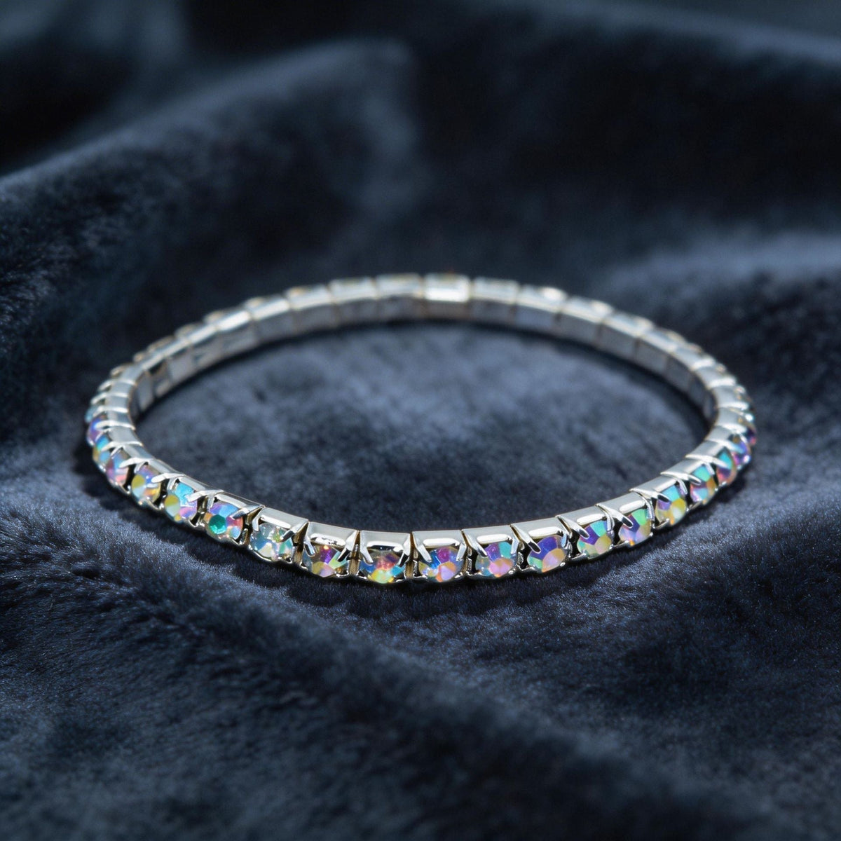 Fashion Bridal Zircon Shiny Rhinestone Wedding Formal Bracelets