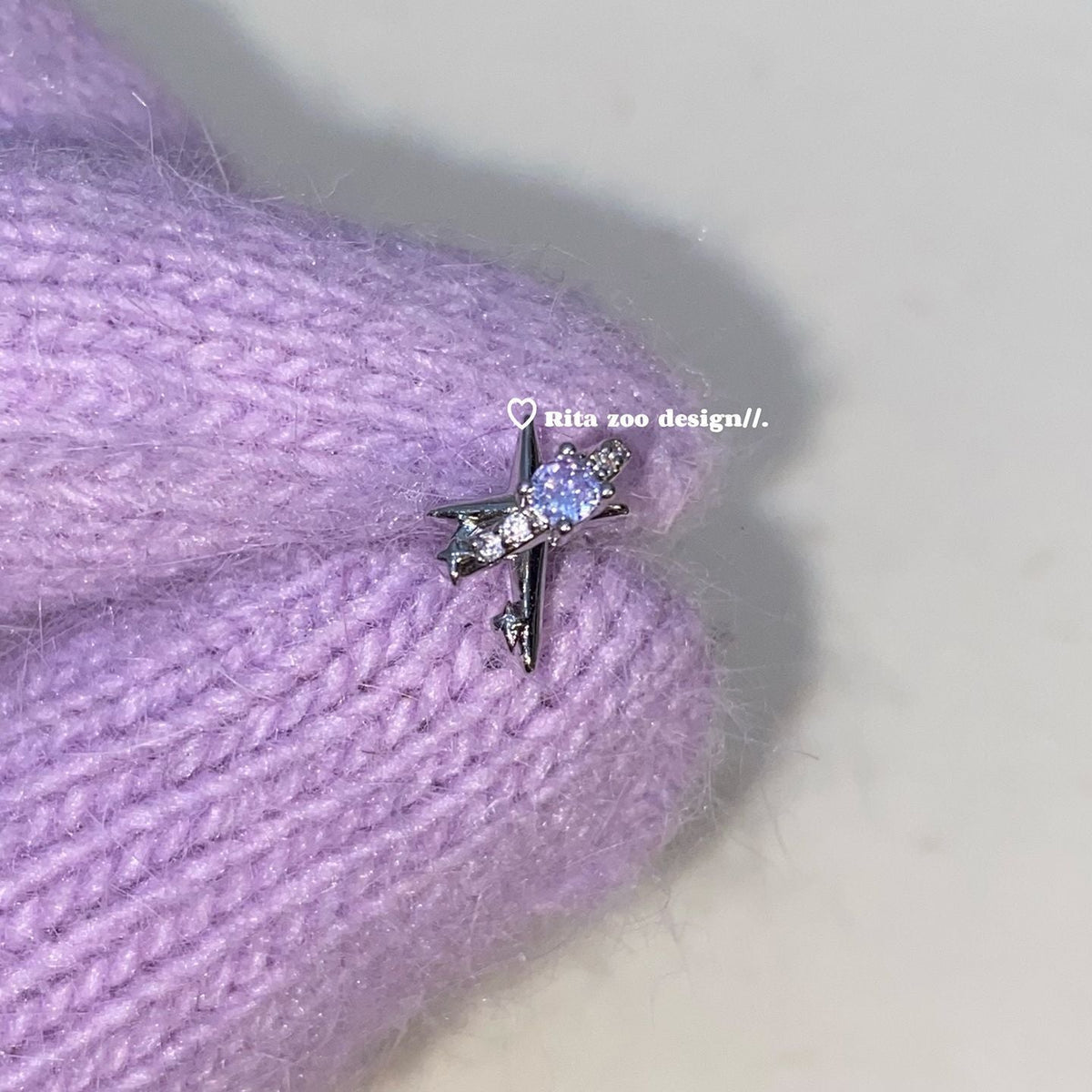 Thin Rattan Fantasy Girlish Style Light Stud Earrings