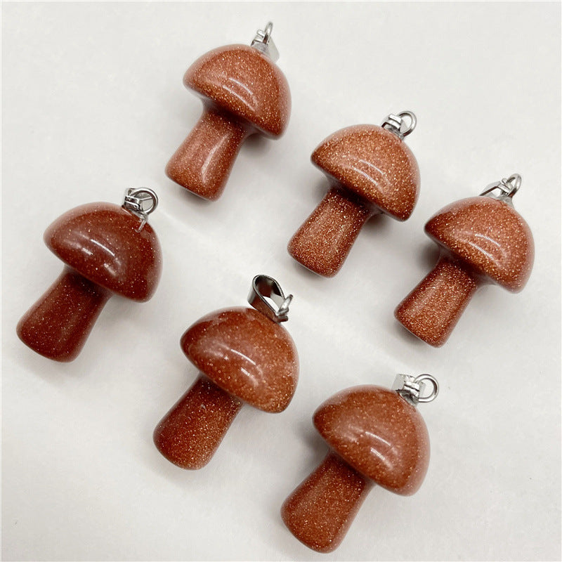 Fashion Natural Crystal Stone Mini Small Pendant