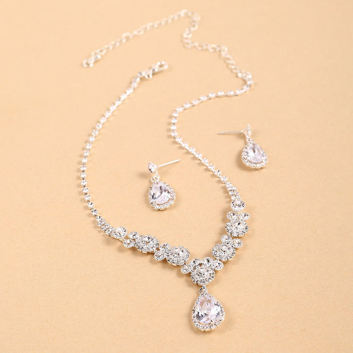 Exaggerated Personalized Elegant Two-piece Fashion Wedding Necklaces