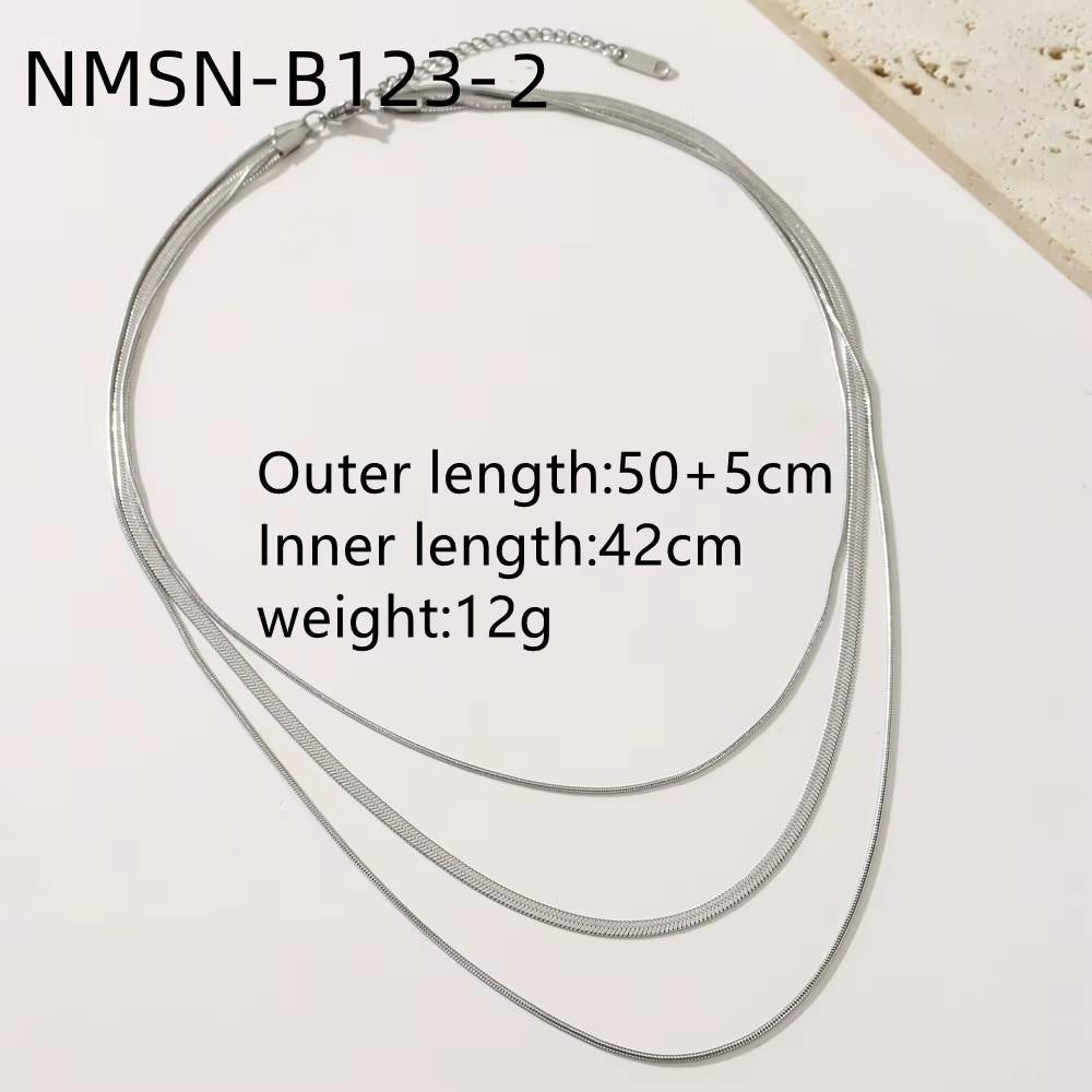 Titanium Steel Female Stylish Simple Versatile Necklace