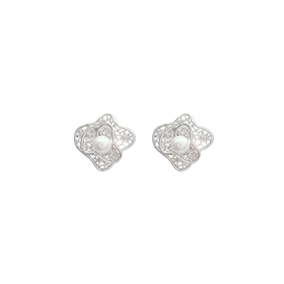 Design High-grade Micro Inlaid Zircon Hollow Classic Ear Clip