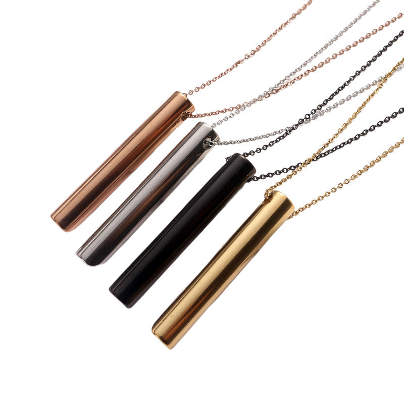 Fashion Titanium Steel Whistle Stainless Street Necklaces