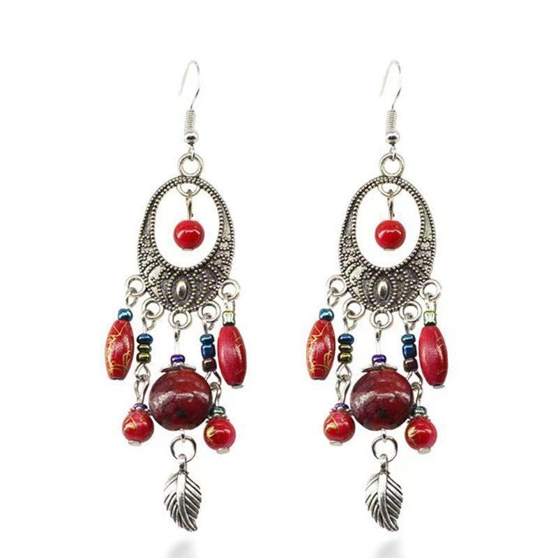 Style Vintage Fashion Bohemian Long Tassel Earrings