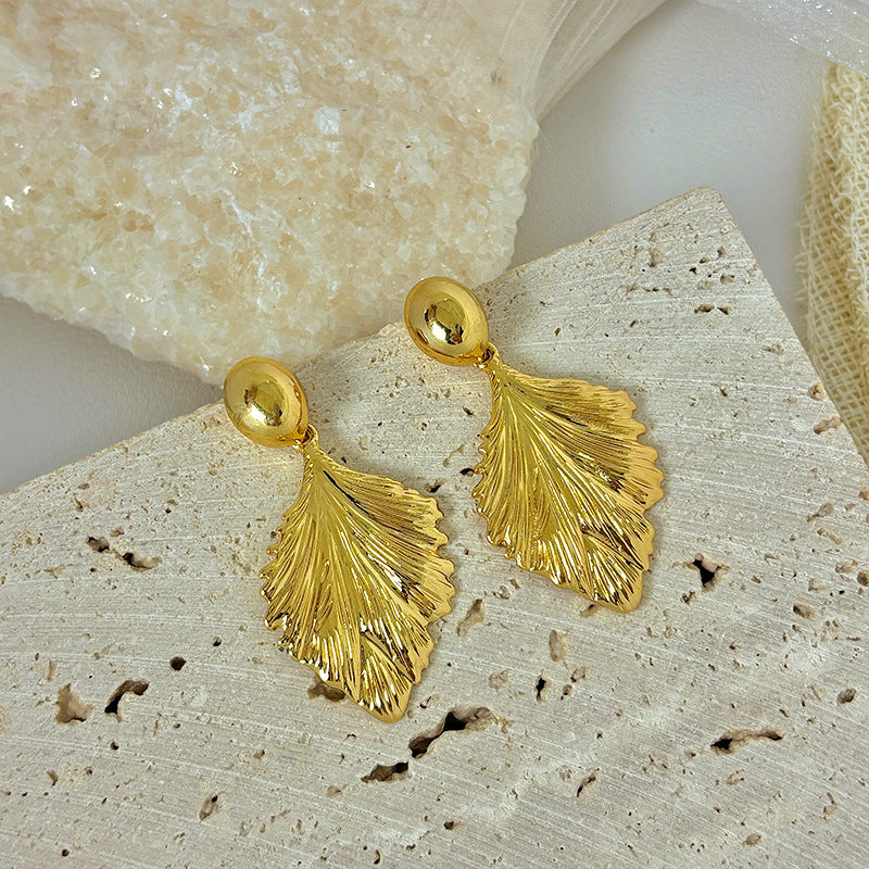 Summer Line Alloy Sier Fresh Design Sense Earrings