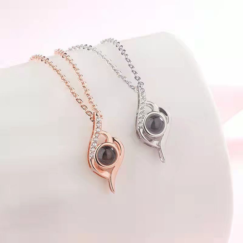 Language Love You Kinds Of Projection Clavicle Necklace