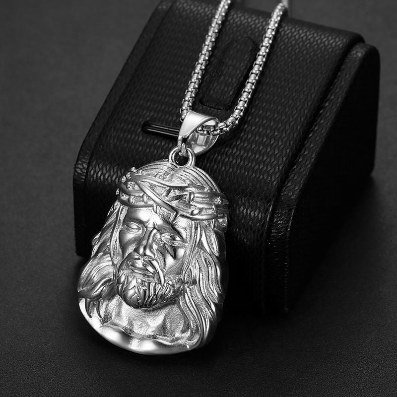 Ear Titanium Steel Vacuum Gold Plating Pendant