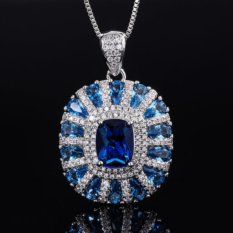 Women's With Ruby Cloisonne Vintage Luxury Jewelry Set