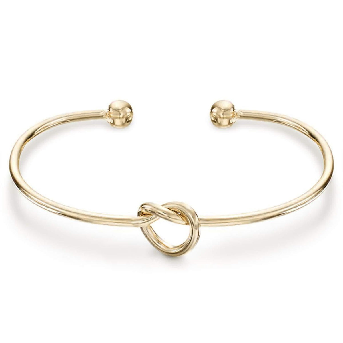 Simple Heart Cross Open Mouth Rose Gold Bracelet