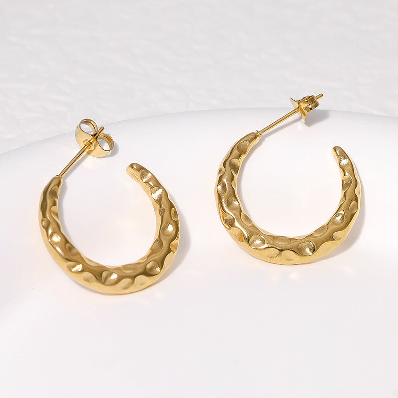 Women's Stainless Steel Shaped Gold-plated Elegant High-grade Rings