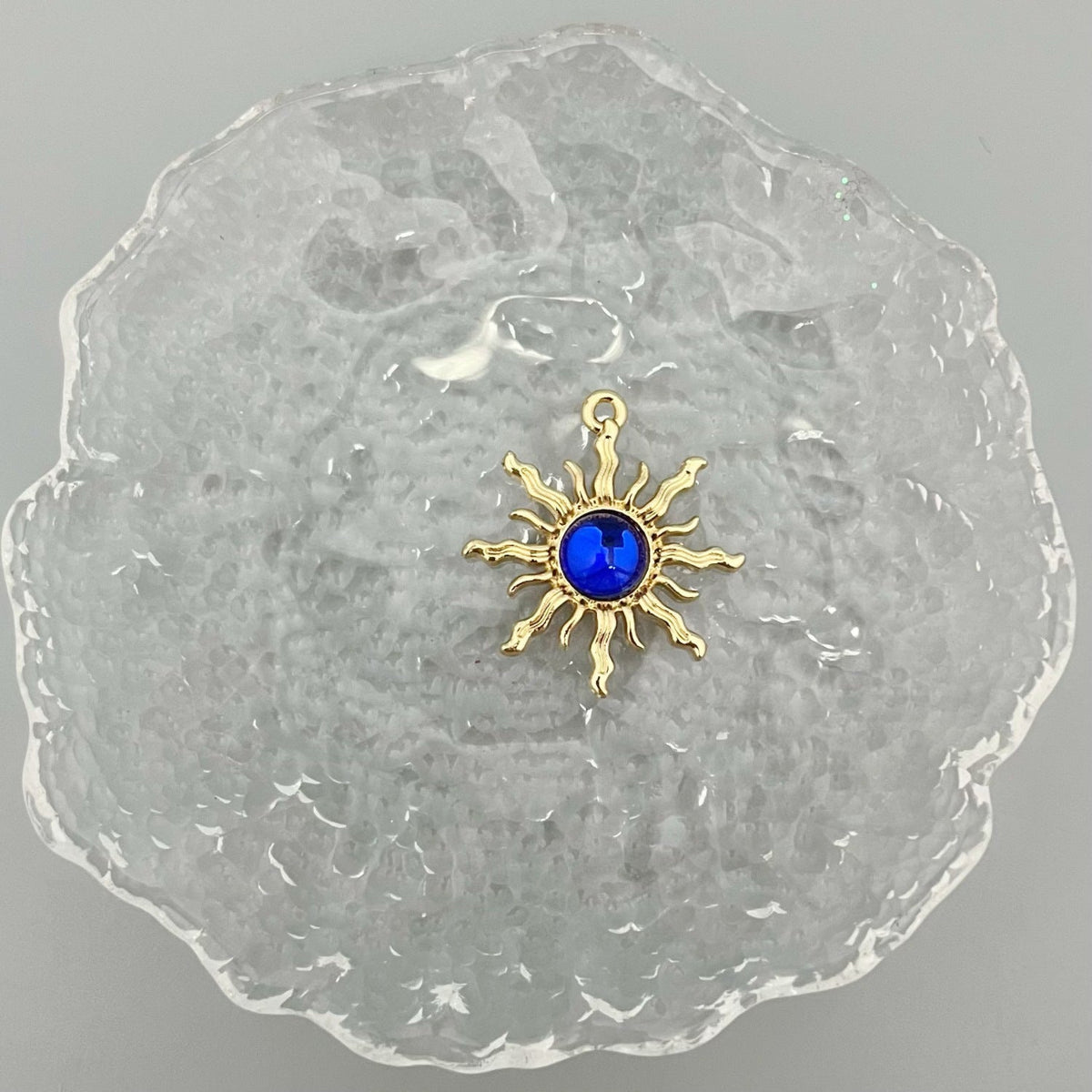 Alloy Baroque Water Transparent Series Gem Sunflower Necklaces