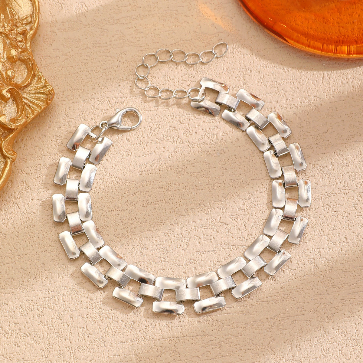 Women's Fashion Y-shaped Watch Clavicle Chain Stacked Strap Length Sweater Jewelry Set