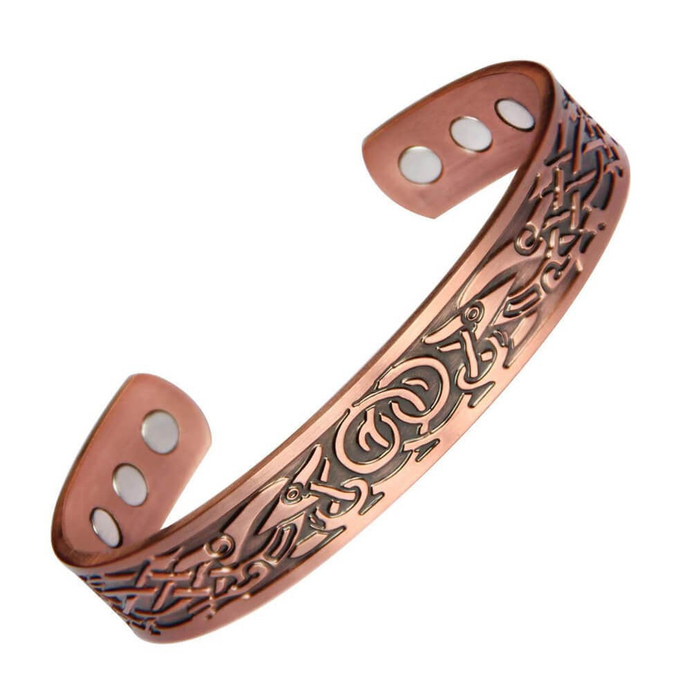 Atmospheric Lucky Tree Magnet Red Copper Health Care Bracelet