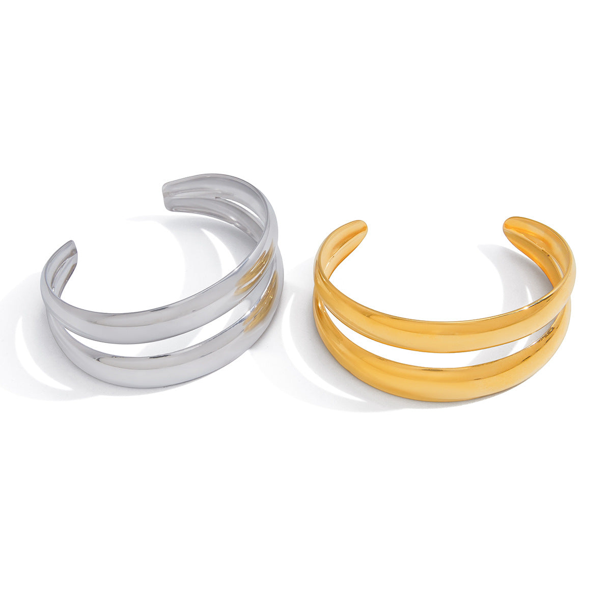 Ding Titanium Steel Niche High-grade Female Jewelry Set