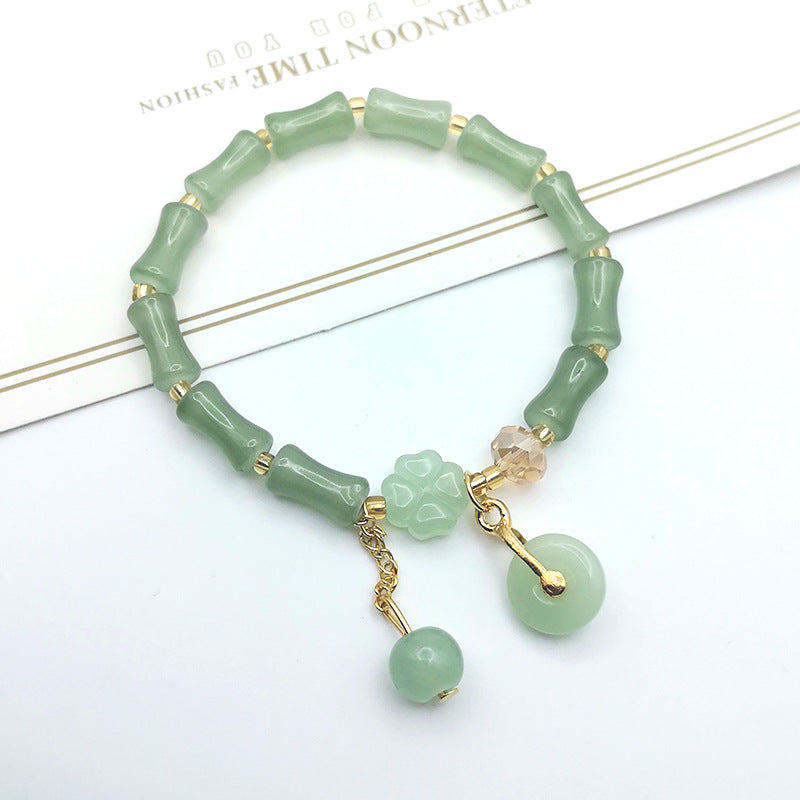 Style Chinese Imitation Aventurine Festival High Blessing Pendants
