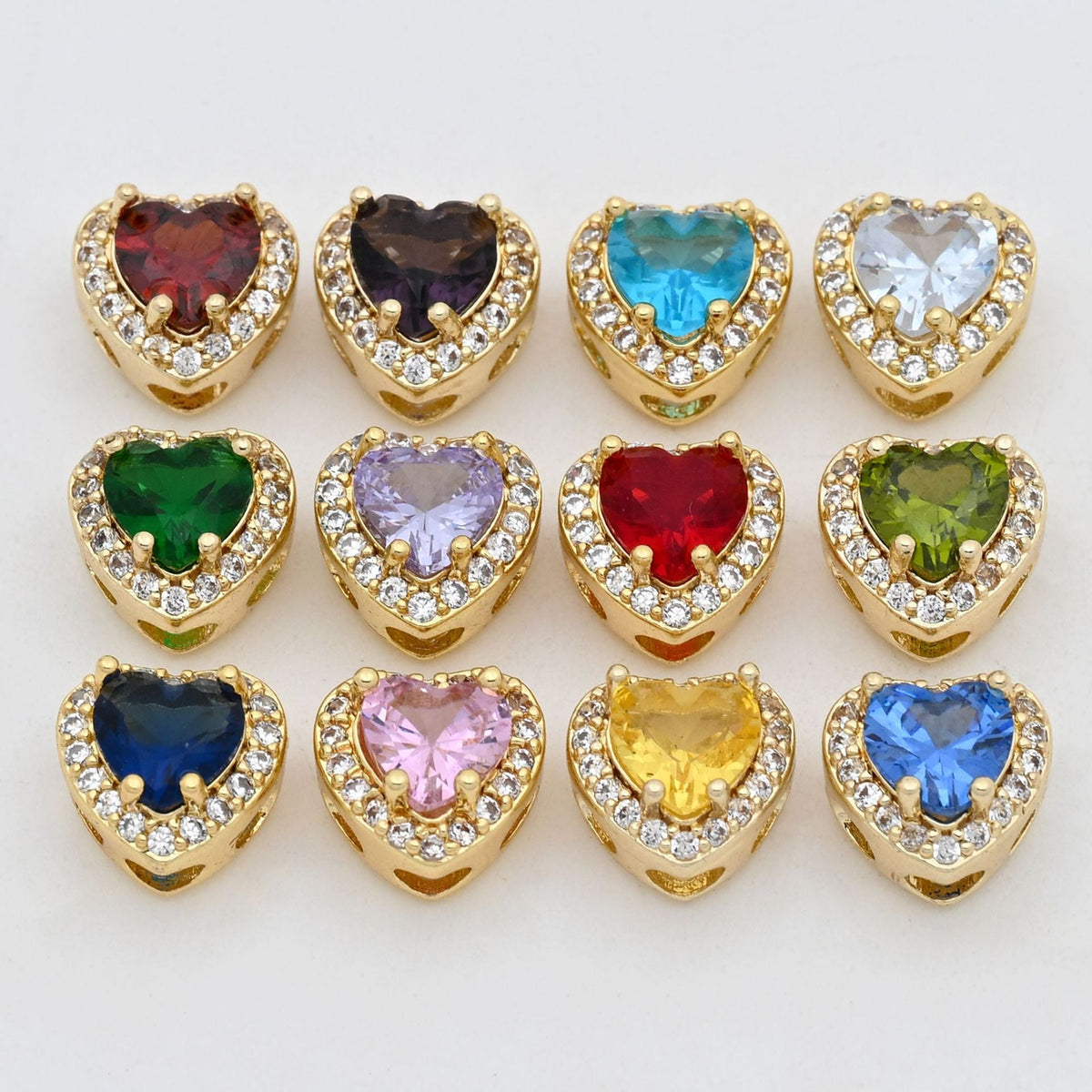 Diamond Letter Personalized Love December Birthday Stone Valentine's Pendants