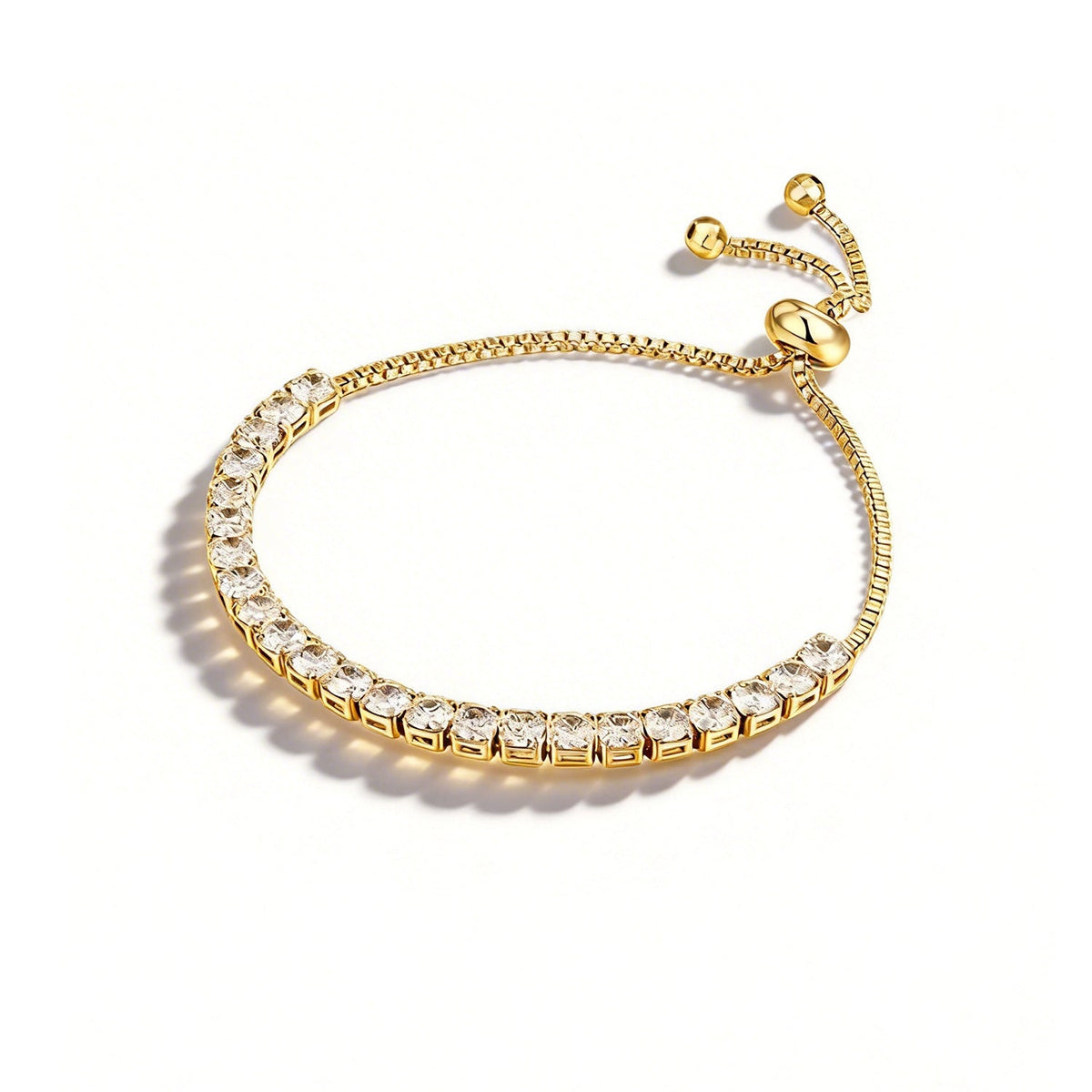 Sier Moissanite Full Tennis Rap Cuban Micro Inlaid Single Row Bracelets