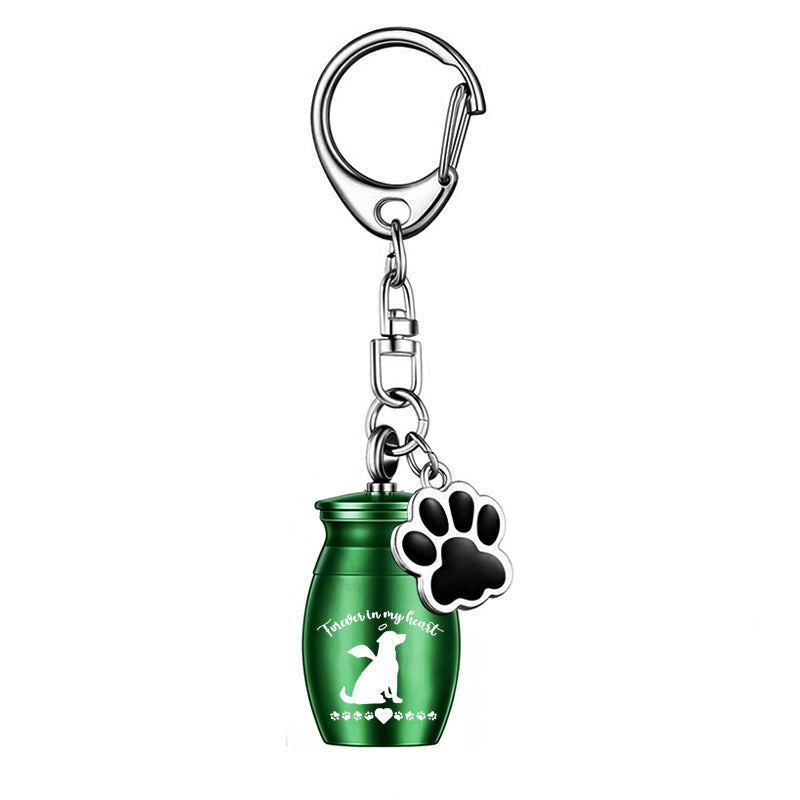 Commemorative Pet Urn Key Simple Small Jar Pendants