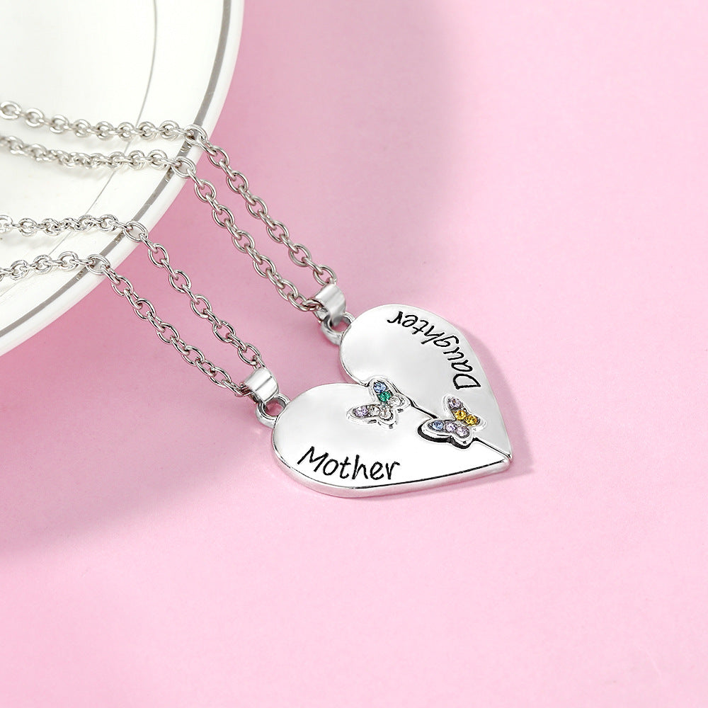 Graceful Creative Mother's Day Gift Heart-shaped Necklaces