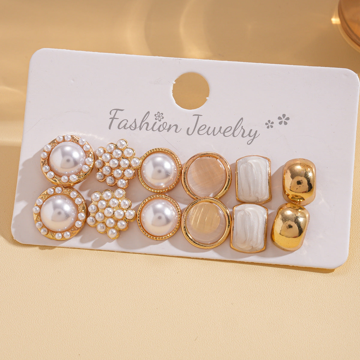 Flower Pearl Tassel Light Luxury High-grade Ear Rings