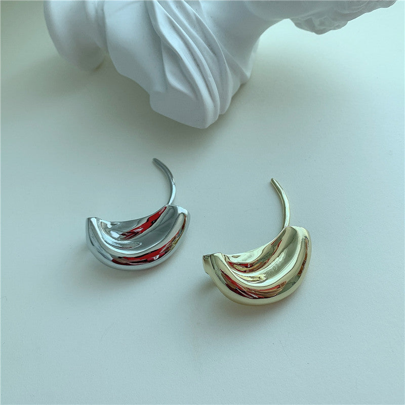 French Retro Metal Cuff Female Simple Stylish Personality Cold Style Ear Clip