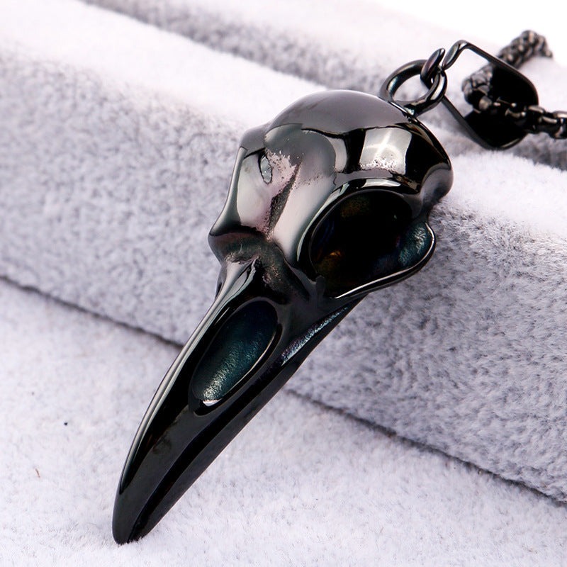 Men's Fashion Trend Eagle Head Crow Bird Pendants