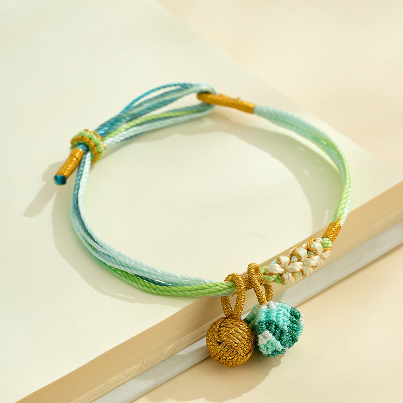 Dragon Boat Festival Colorful Rope Carrying Strap Handmade Braided Adult Bracelet