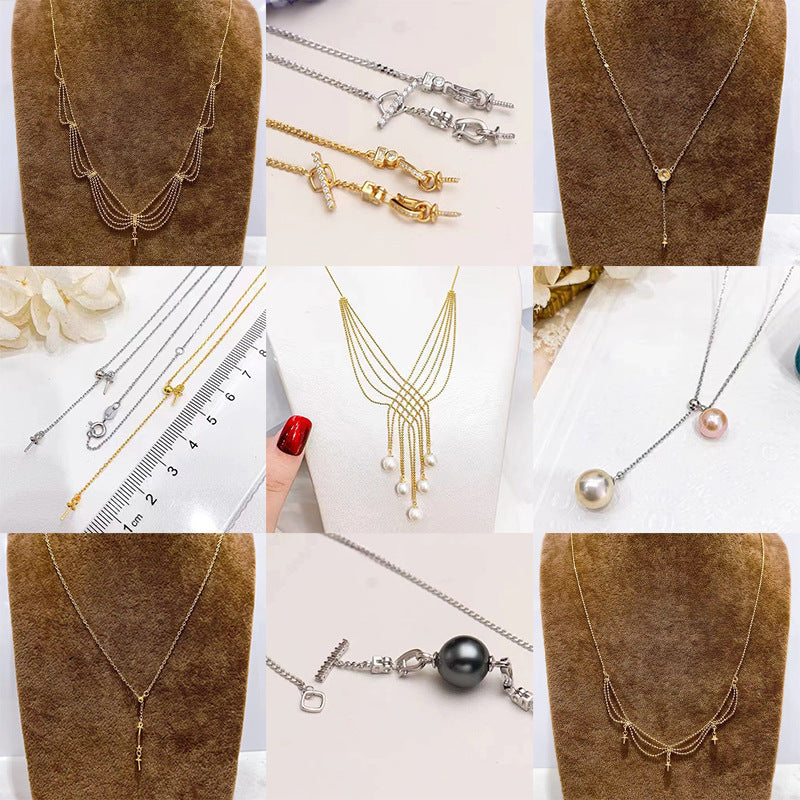 Women's Entry Lux Style Pearl High-grade Eardrop Necklaces
