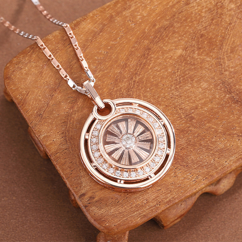 Temple Holiday Gift Rose Plated Gold Pendants