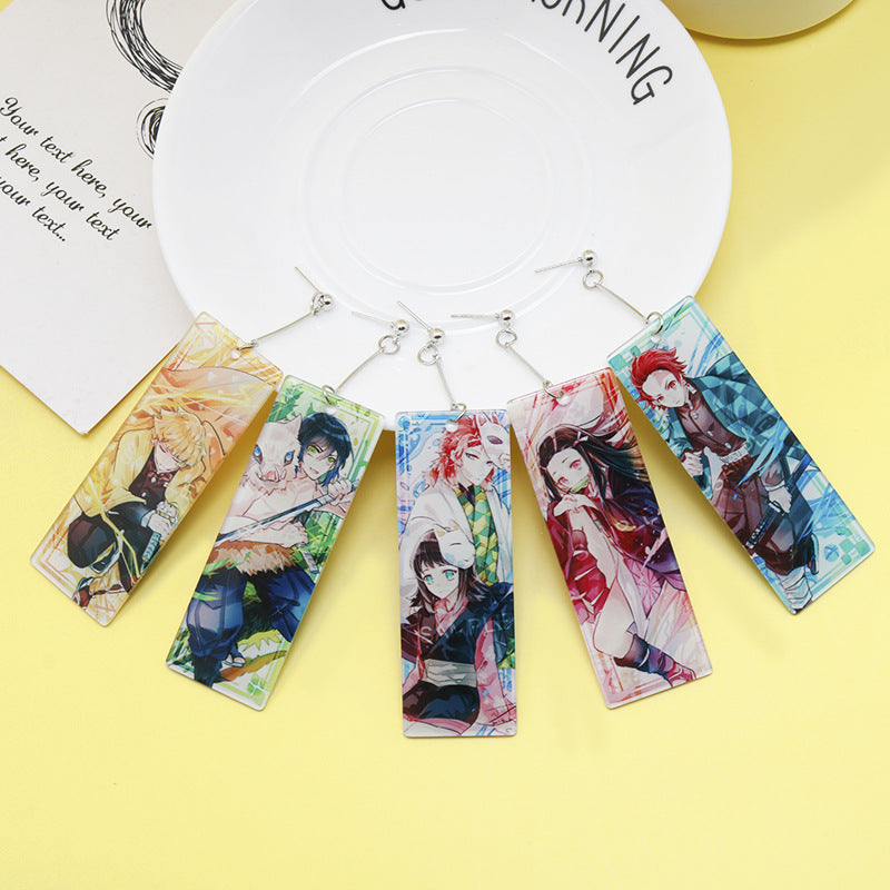 Anime Peripheral No Stove Door Ear Clip Rings