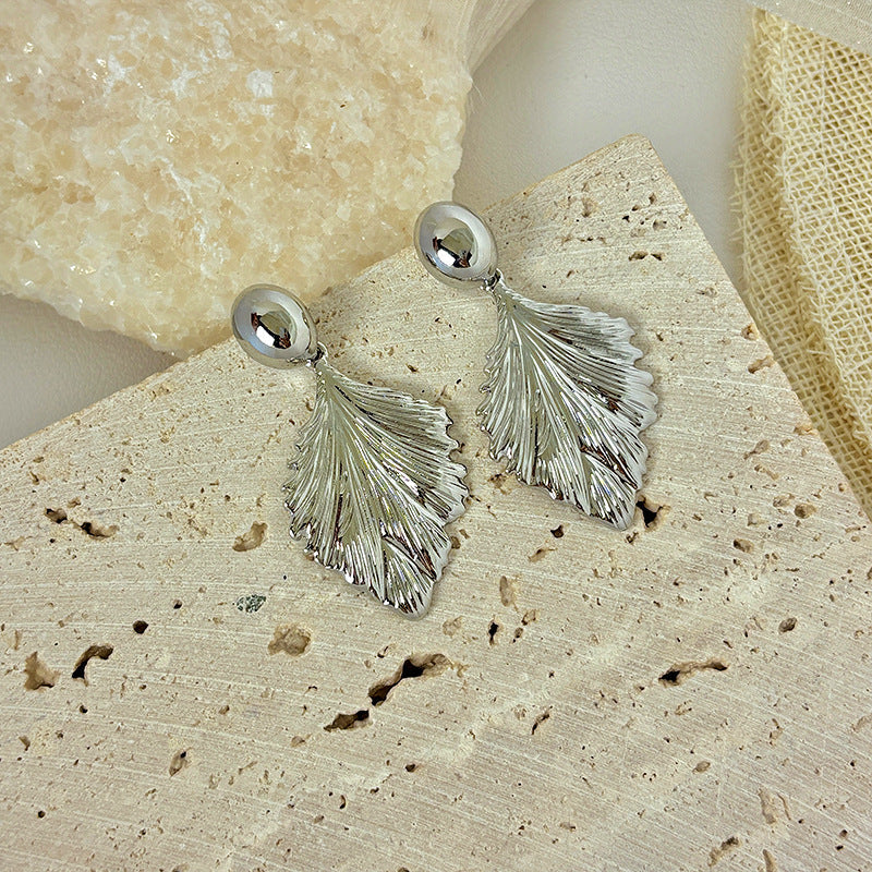 Summer Line Alloy Sier Fresh Design Sense Earrings