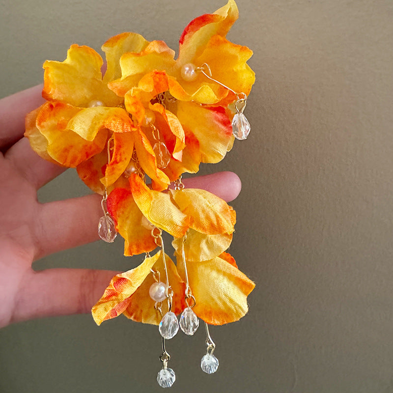 Super Fairy Winter Exquisite Beautiful Style Sweet Flexible Simple Temperamental Earrings