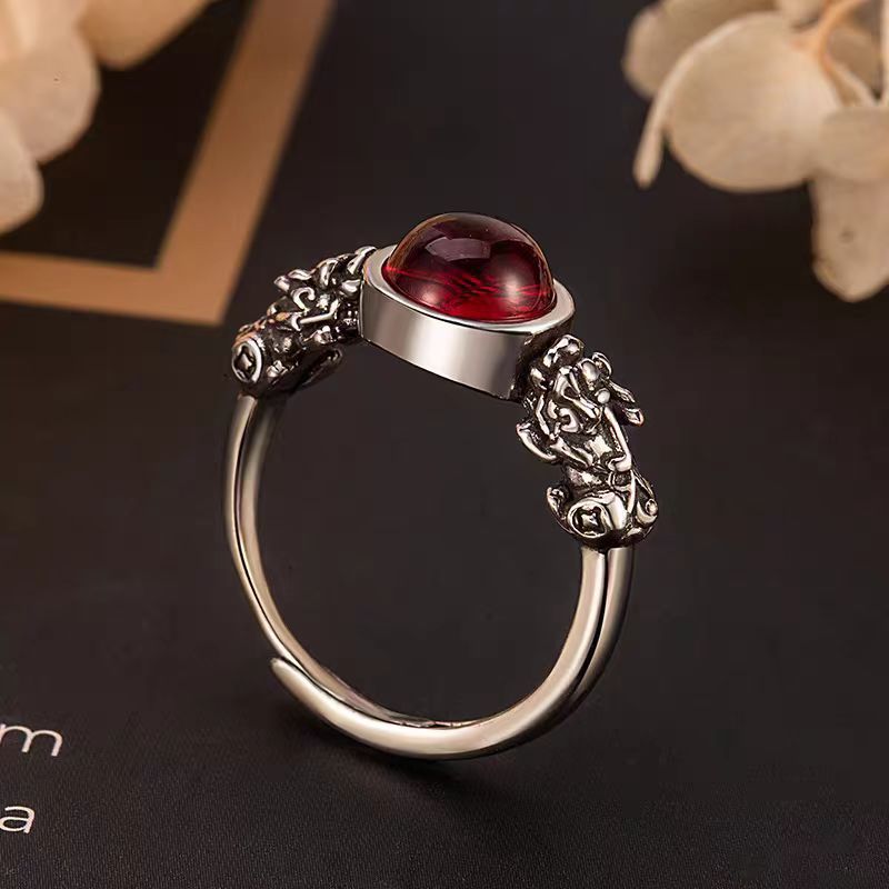 Women's Coin Retro Antique Finish National Fashion Ethnic Style Literary Creativity Rings