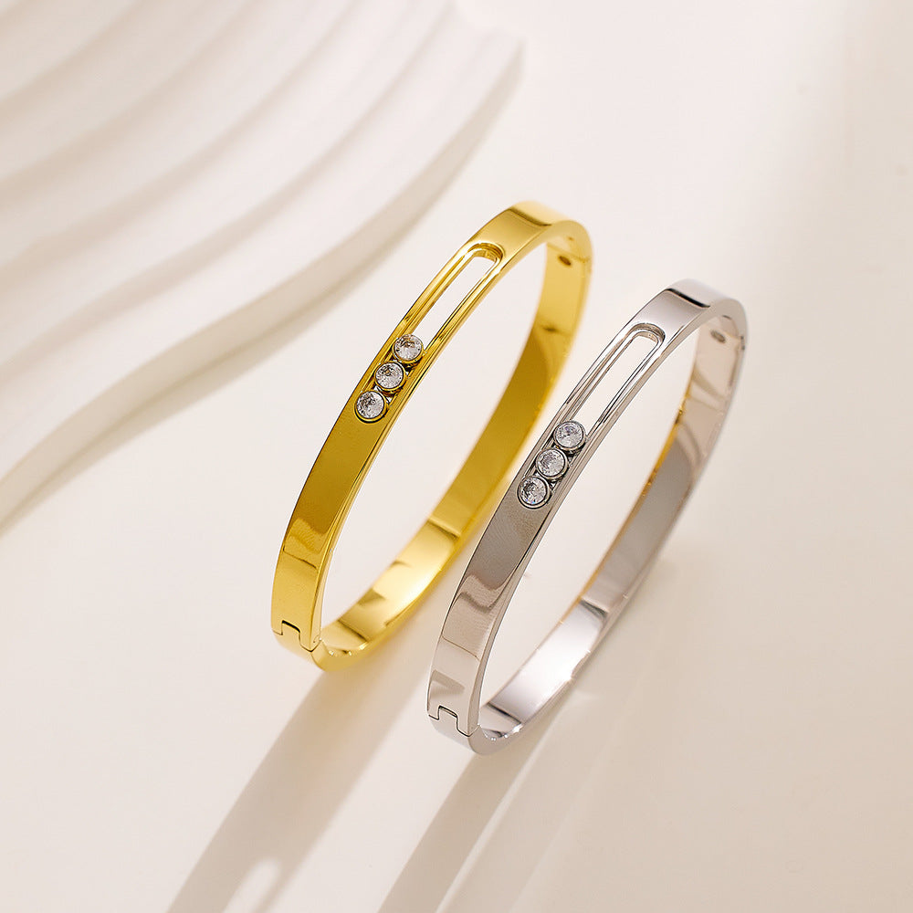 Women's Steel Simple Affordable Luxury Fashion High-grade Bracelet