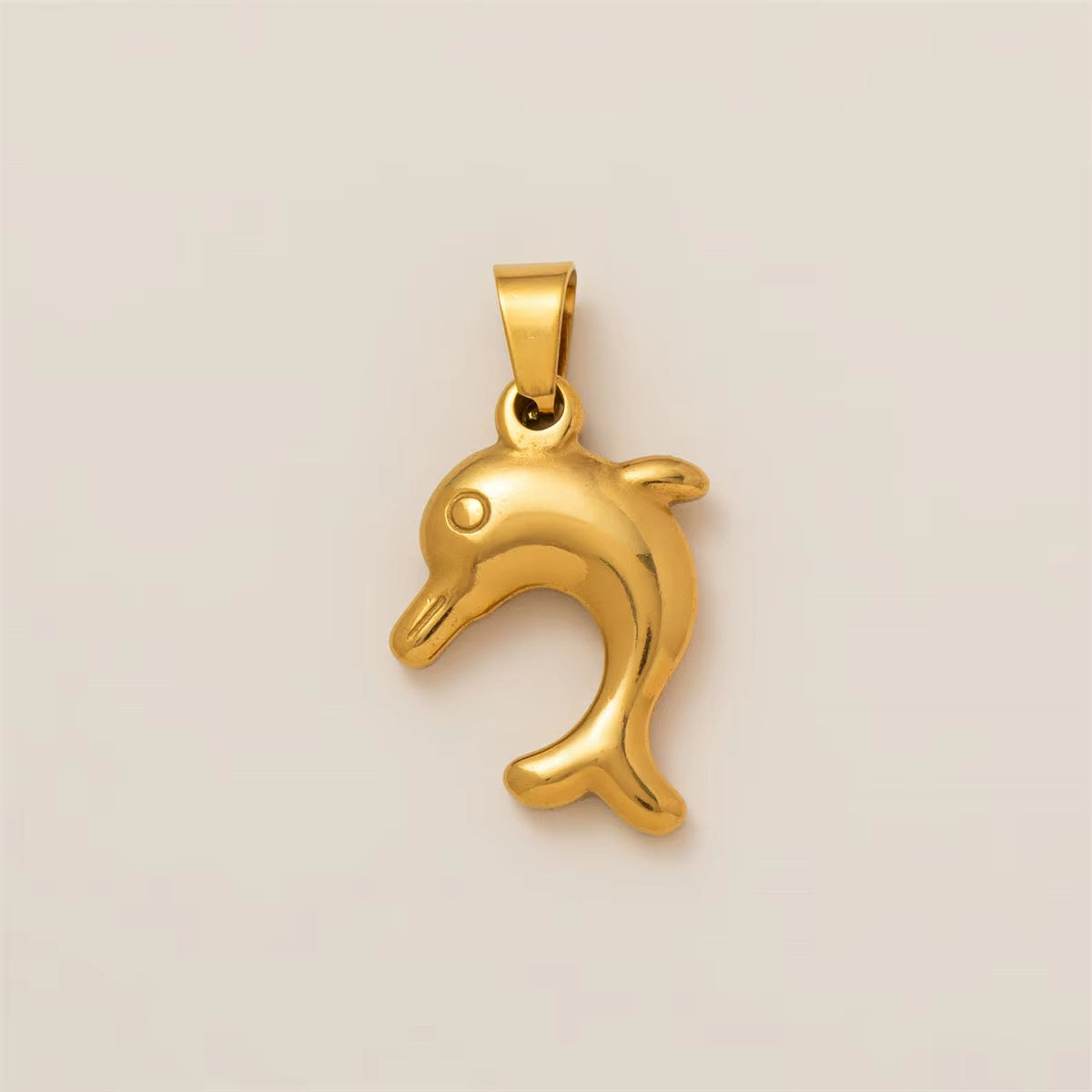 Stainless Steel Ocean Series Parts Furnace Vacuum Plating Gold Pendants