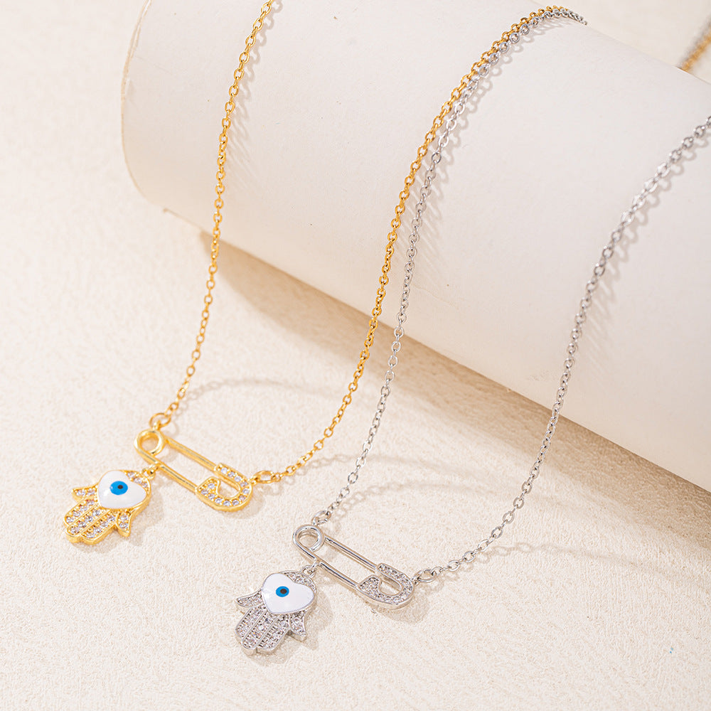 Women's Devil's Eye Pin For Special Interest Light Luxury Personalized Pendants