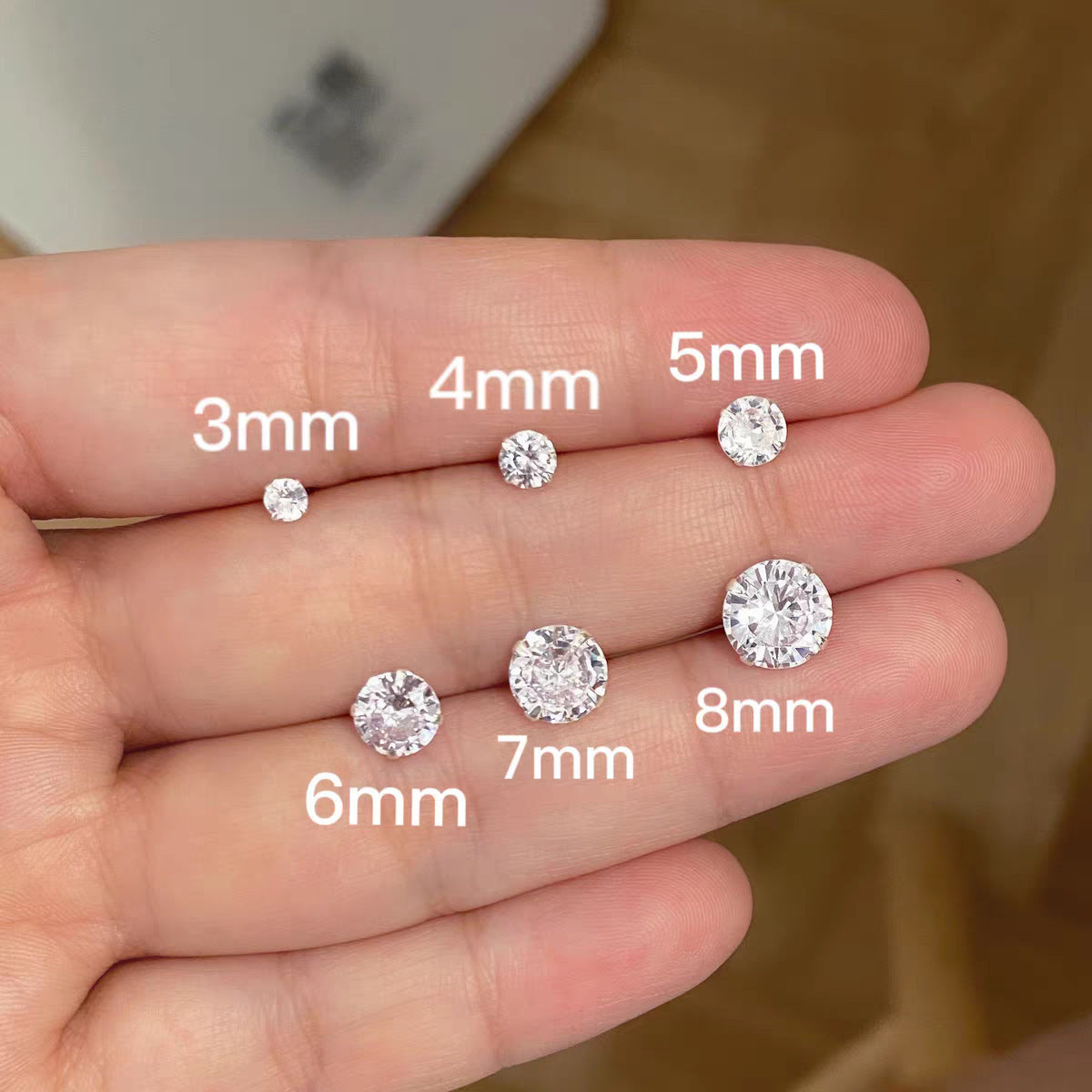 Women's & Men's For Super Flash Simple High Sense Ear Bar Rings