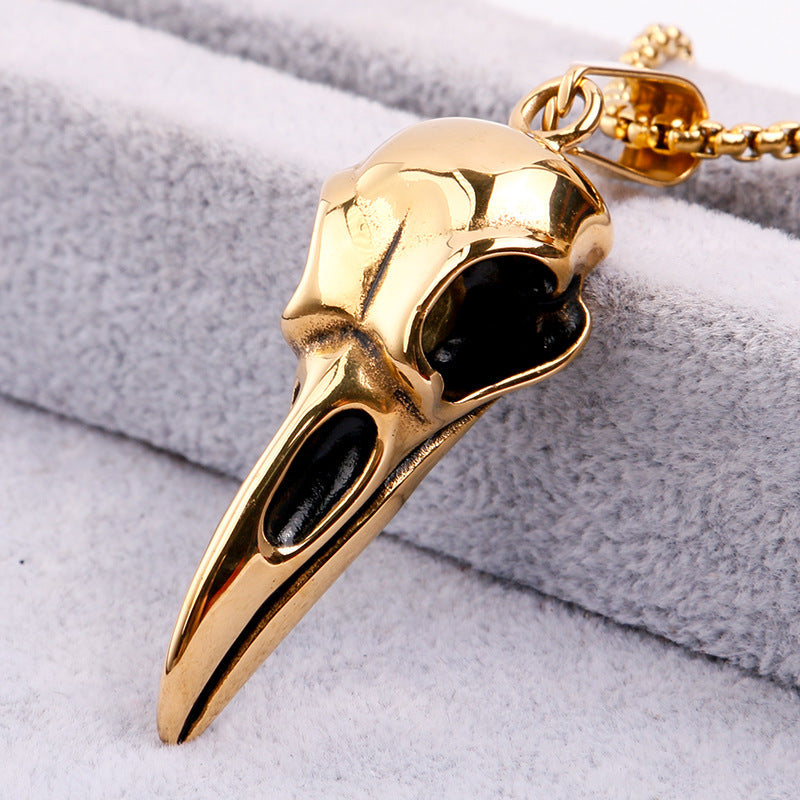 Men's Fashion Trend Eagle Head Crow Bird Pendants