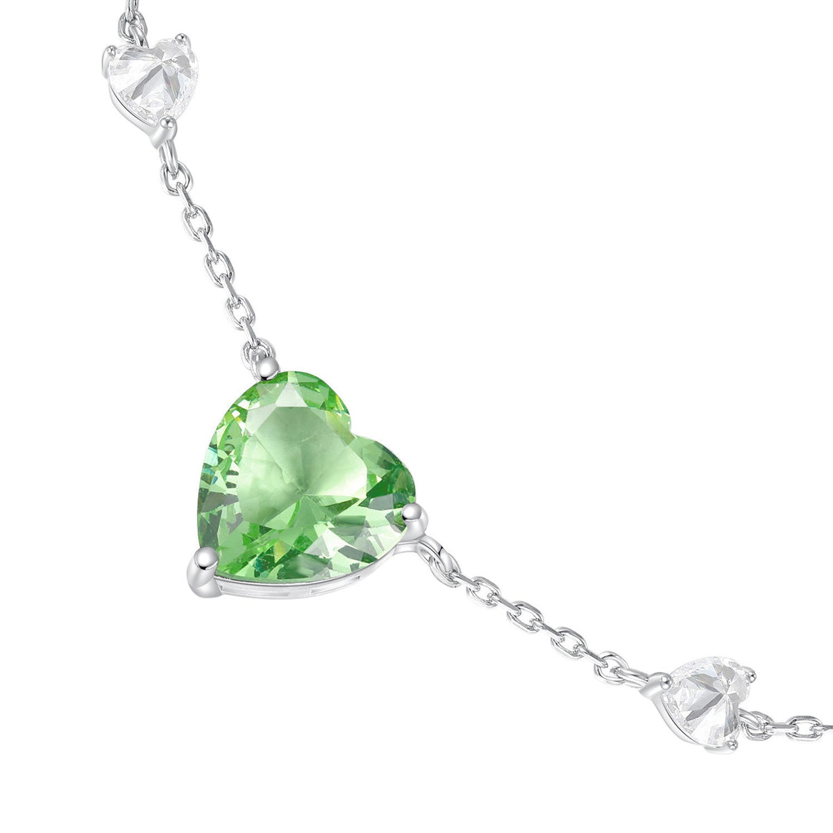 Heart Cool Mint Green Lovely Light Luxury Exquisite Rings