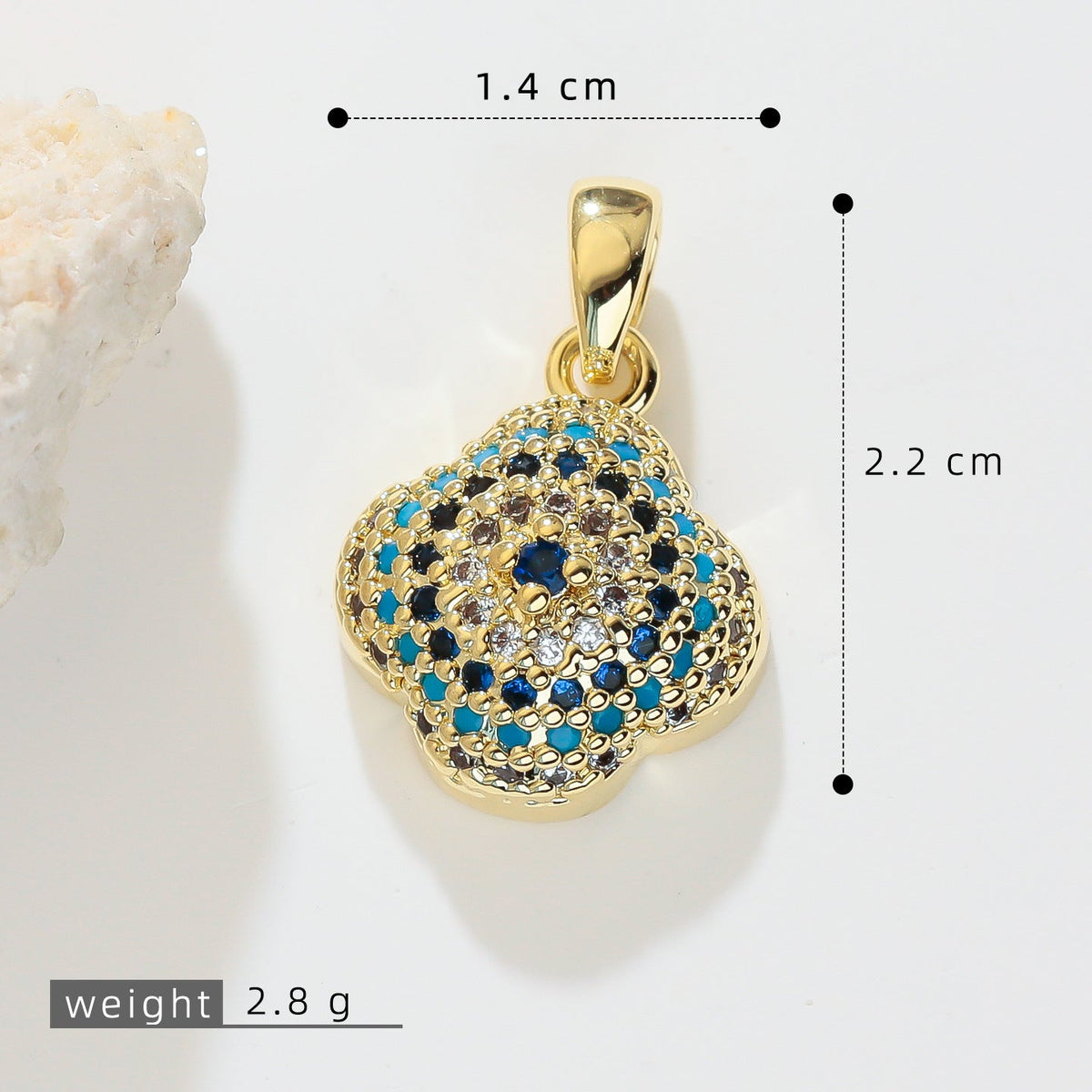 Fashion Retro Weird Devil Eye Single Pendants