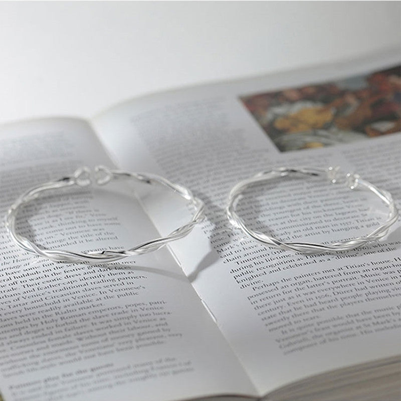 Mobius Strip Couple Pair Of Solid Gift For Boyfriend Or Bracelet