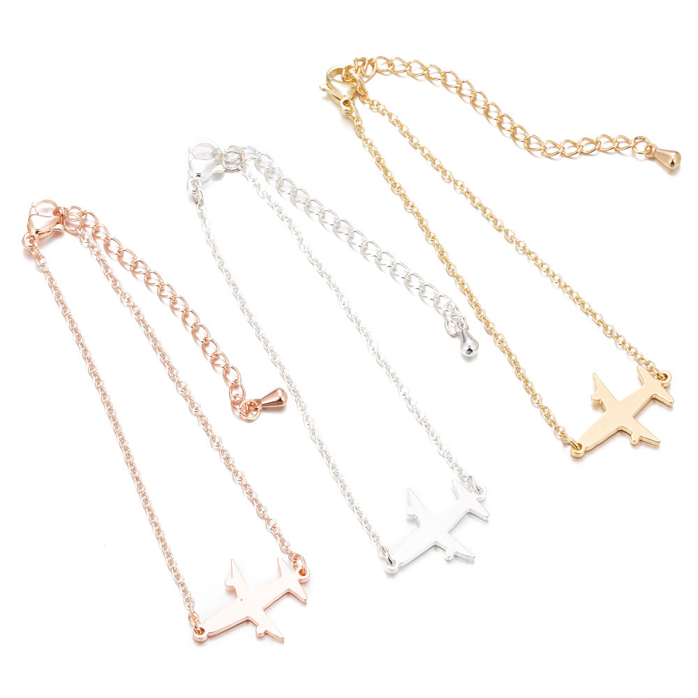Women's & Men's Couple Female Simple Personality Fresh Aircraft Bracelet