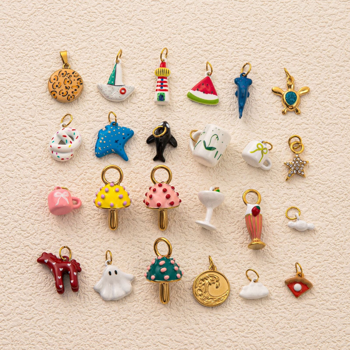 Inner Stainless Steel Gold Color Protection Vacuum Pendant