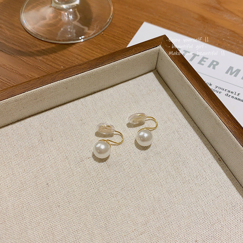 Without Pierced Mosquito Coil Clips Light Luxury Minority Compact Temperamental Earrings