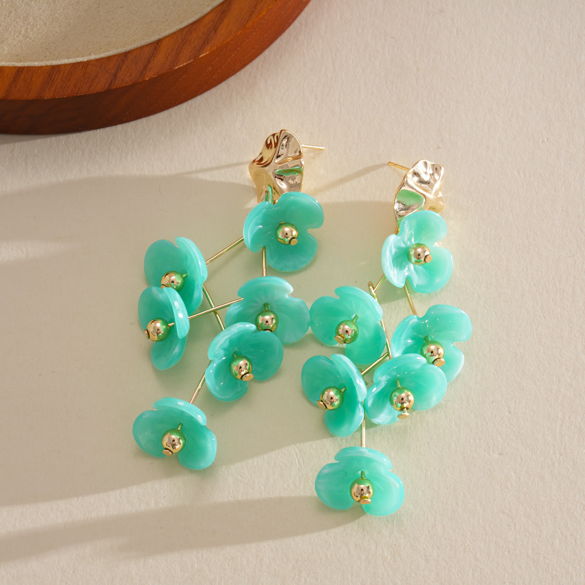 Acrylic Beaded Love Fashion Trend Clavicle Chain Vacation Jewelry Set