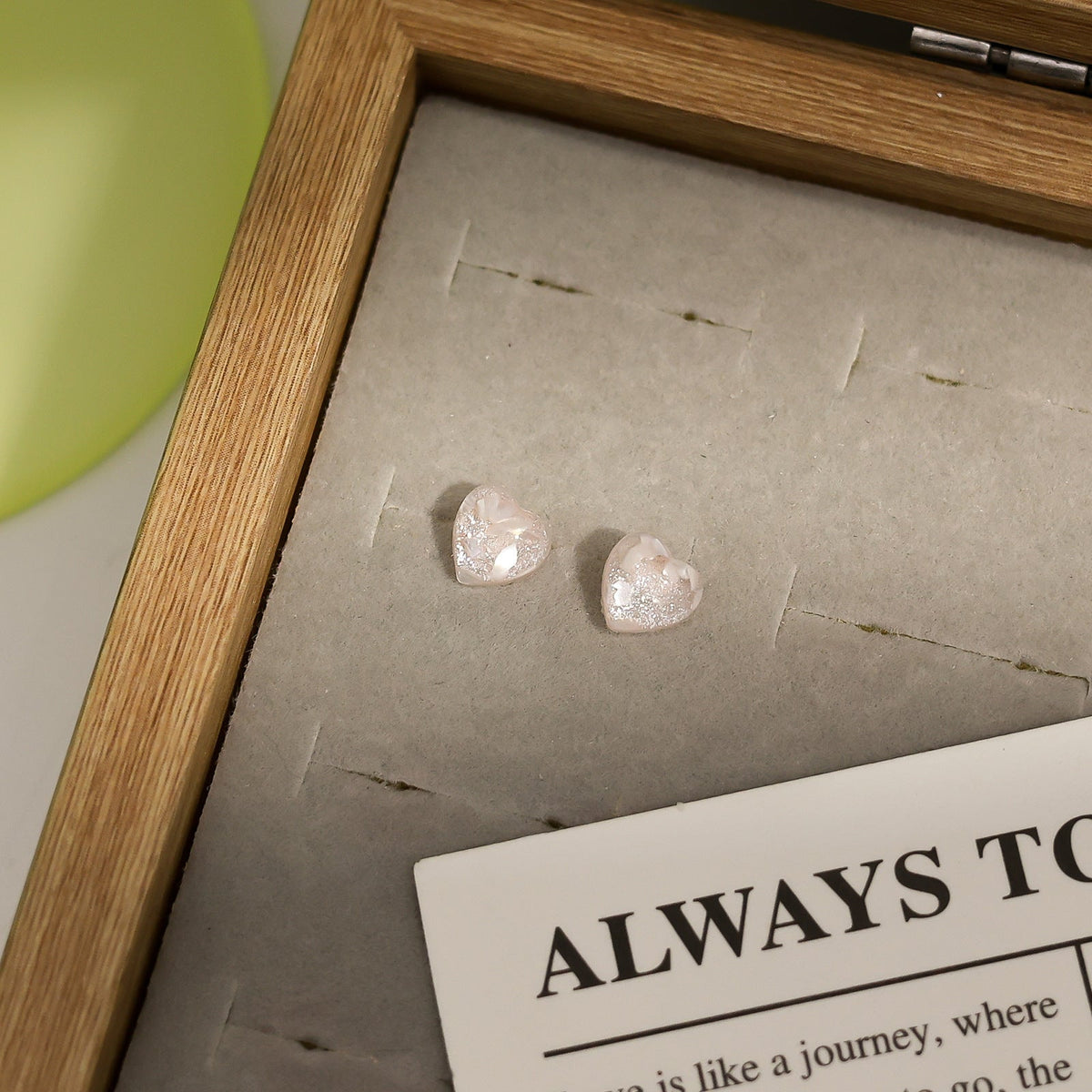 Biological Porcelain Ear Female Design Transparent Sleeping No Need To Stud Earrings